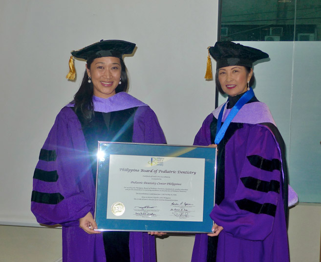 Dr. Georgina Remulla and Dr. Lourdes Caparas